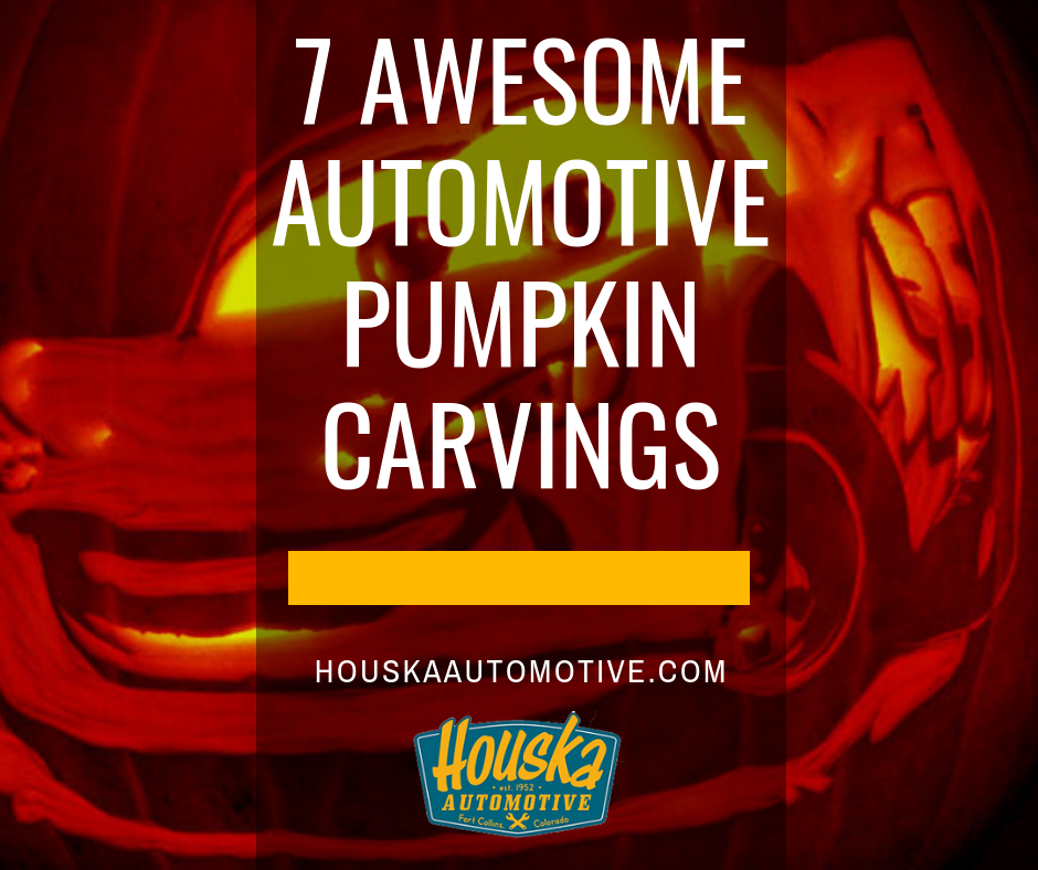 automotive pumpkin carvings