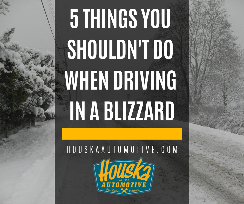 driving in a blizzard