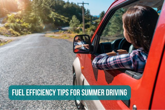 Car Driving on road in summer. Maximize Your Miles on Every Road Trip.