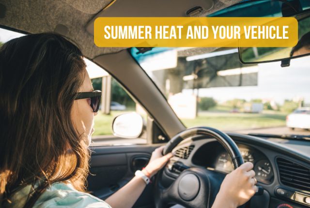Photo of someone driving in the summer. How to Avoid Overheating in Fort Collins.